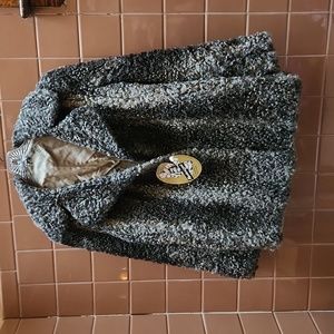 Curly Wool 1950’s Swing Jacket Vintage